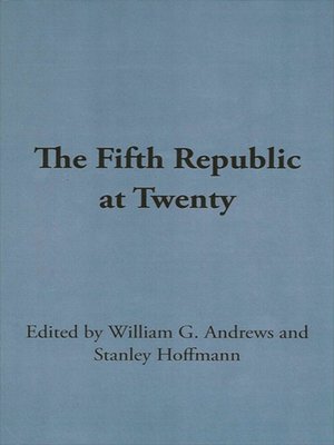 cover image of The Fifth Republic at Twenty